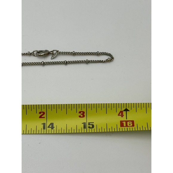 Yellow Faux Stone Chunky Necklace Pendant Long Chain Gold Tone Iridescent - Picture 5 of 5